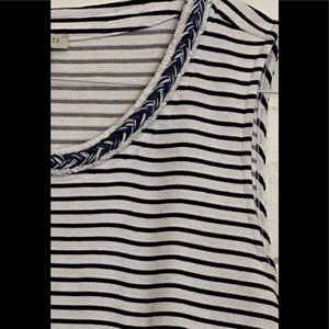 Talbots-great summer dress!Navy/white